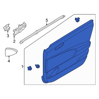 Hyundai OE - Rear Left Outer Door Outer Panel