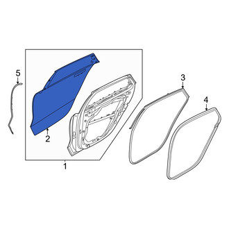 Hyundai OE - Rear Left Outer Door Outer Panel