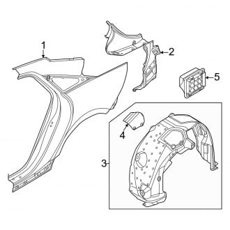 2024 Hyundai Ioniq 6 OEM Quarter Panels & Parts — CARiD.com