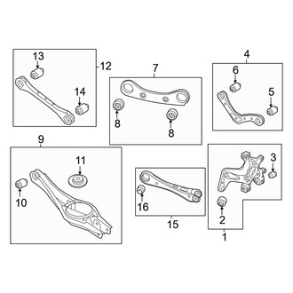 Hyundai OE - Rear Suspension - Suspension Components