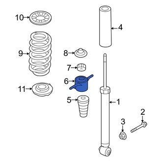 Hyundai OE - Rear Suspension Shock Absorber Mount