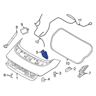 Hyundai OE - Rear Deck Lid Latch