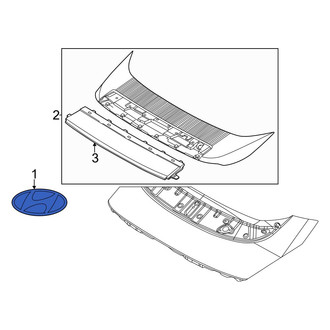 Hyundai OE - Rear Deck Lid Emblem