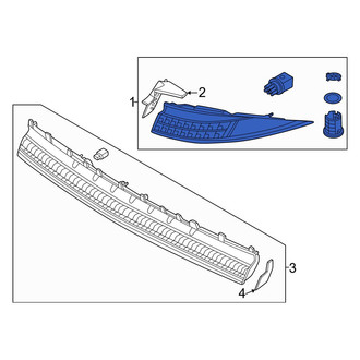 Hyundai OE - Rear Left Tail Light Assembly