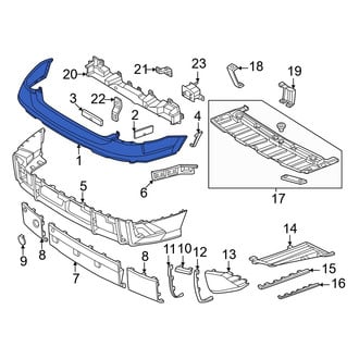 Hyundai OE - Front Lower Bumper Cover