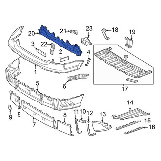Hyundai OE - Rear Bumper Impact Bar