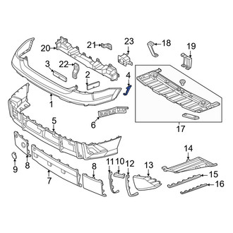 Hyundai OE - Rear Left Stone Deflector