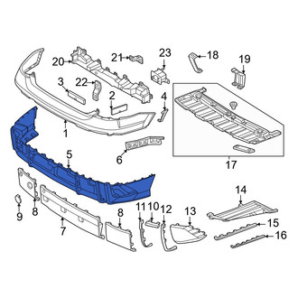 Hyundai OE - Rear Lower Bumper Cover