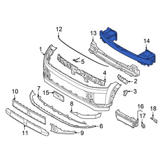 Hyundai OE - Front Bumper Impact Bar