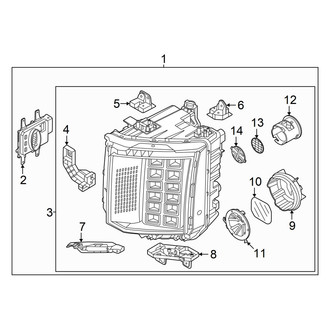Hyundai OE - Front Lamps - Headlamp Components