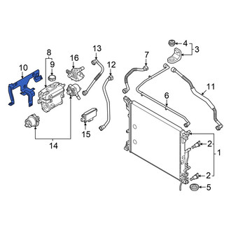 Hyundai OE - Drive Motor Inverter Coolant Reservoir Bracket