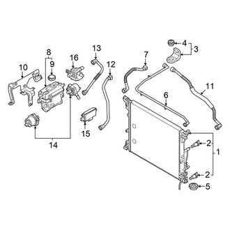 Hyundai OE - Cooling - Radiator & Components