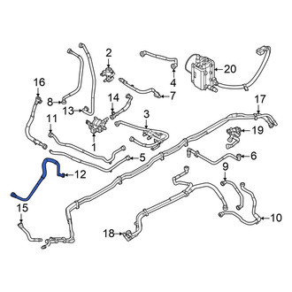 Hyundai OE - Drive Motor Battery Pack Coolant Hose