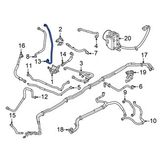 Hyundai OE - Drive Motor Inverter Coolant Line