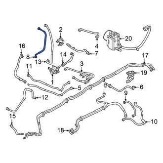 Hyundai OE - Drive Motor Battery Pack Coolant Hose