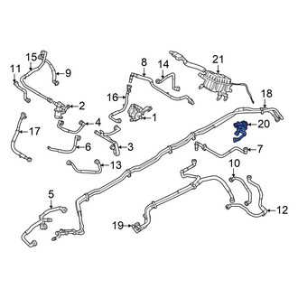 Hyundai OE - Drive Motor Battery Pack Coolant Hose Adapter