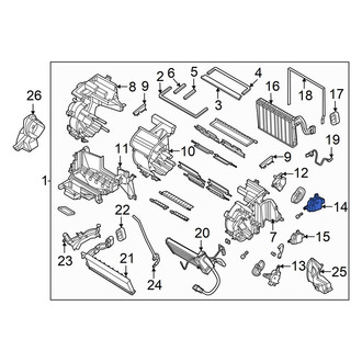 Hyundai OE - Front Right HVAC Air Inlet Door Actuator