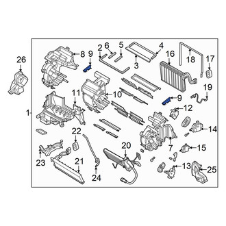Hyundai OE - HVAC Unit Case Washer