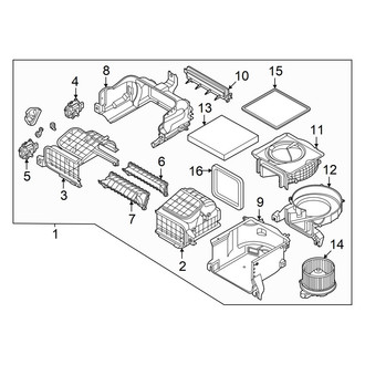 Hyundai OE - Air Conditioner & Heater - Blower Motor & Fan