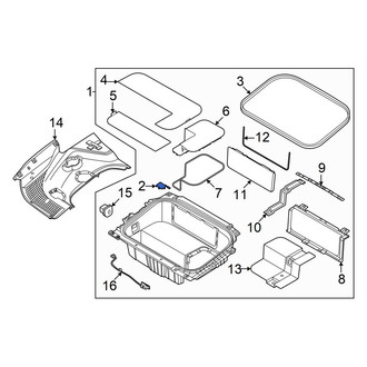 Hyundai OE - Trunk Floor Storage Box Cap