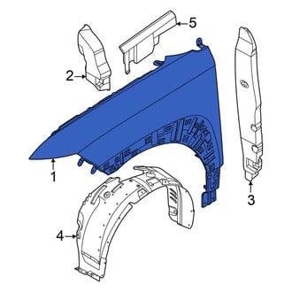 Hyundai OE - Front Left Fender