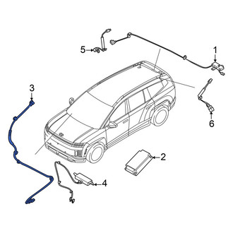 Hyundai OE - GPS Navigation System Antenna Cable