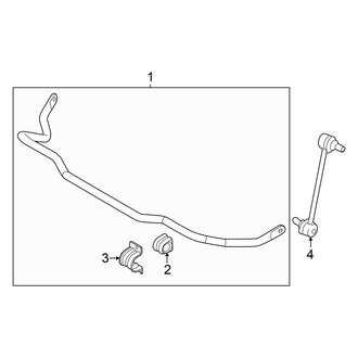 Hyundai OE - Front Suspension - Stabilizer Bar & Components (RWD)