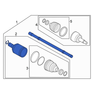 Hyundai OE - Front Inner CV Joint Kit