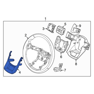 Hyundai OE - Lower Steering Wheel Trim