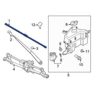 Hyundai OE - Front Left Wiper Blade