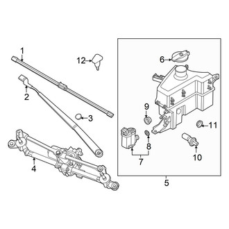 Hyundai OE - Windshield - Wiper & Washer Components (Calligraphy / Limited / S / SE / SEL)