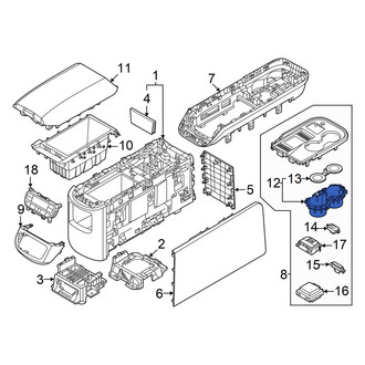Hyundai OE - Console Cup Holder