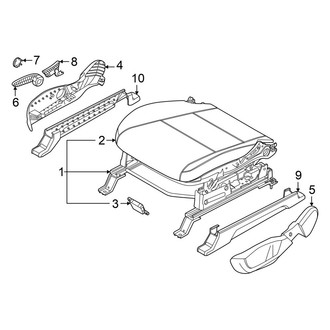 Hyundai OE - Seats & Tracks - Passenger Seat Components (Manual Adjust Seat, Cushion Components), (S)
