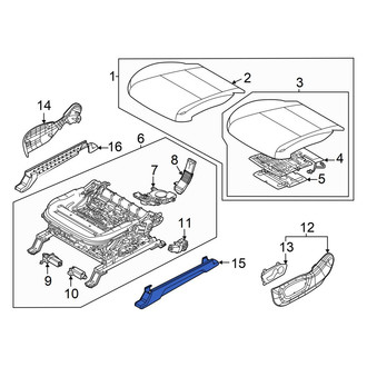 Hyundai OE - Front Right Inner Seat Track Cover