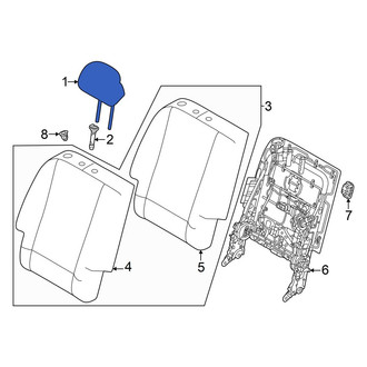 Hyundai OE - Center Left Outer Headrest