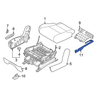 Hyundai OE - Seat Track Cover
