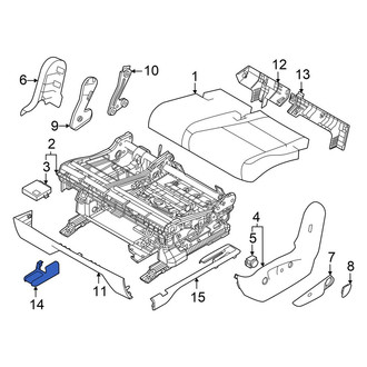 Hyundai OE - Seat Track Cover