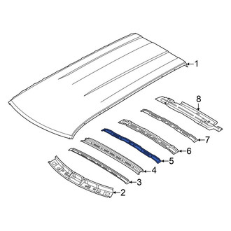 Hyundai OE - Center Roof Bow