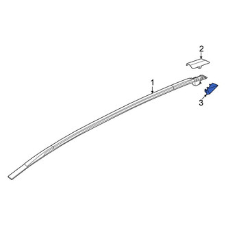 Hyundai OE - Right Lower Roof Luggage Carrier Side Rail Cap