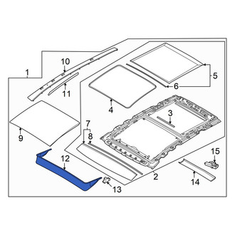 Hyundai OE - Sunroof Deflector
