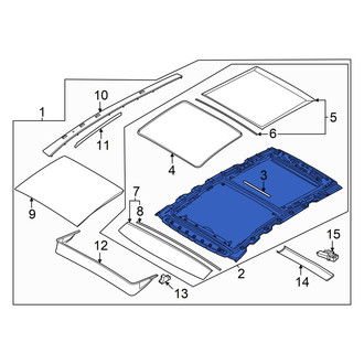 Hyundai OE - Sunroof Frame