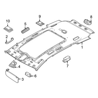 Hyundai OE - Roof - Interior Trim (With Sunroof)