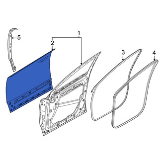 Hyundai OE - Front Left Outer Door Outer Panel