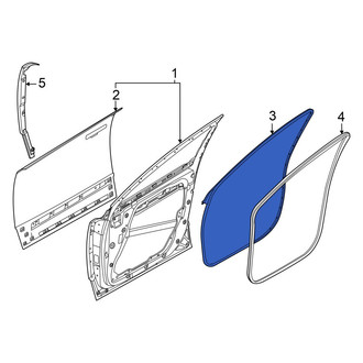 Hyundai OE - Front Left Outer Door Seal