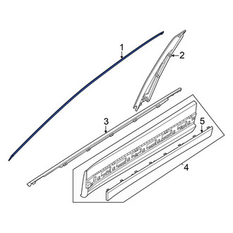 Hyundai OE - Front Left Door Reveal Molding