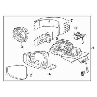 Hyundai OE - Front Door - Outside Mirrors