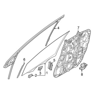 Hyundai OE - Front Door - Glass & Hardware