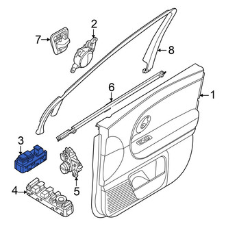 Hyundai OE - Front Right Door Lock Switch