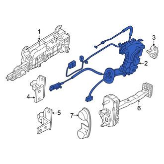 Hyundai OE - Front Left Door Latch Assembly