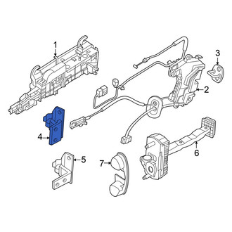 Hyundai OE - Rear Left Upper Door Hinge